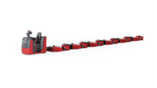 LT10 WX tugger train from Linde Material Handling