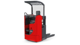 Comfortable double pallet stacker D12 RW from Linde Material Handling Comfortable double pallet stacker D12 RW from Linde Material Handling