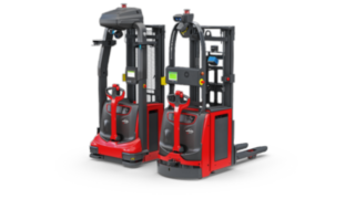 Linde’s L-MATIC HD and L-MATIC HD k autonomous pallet stackers ensure maximum efficiency when storing and retrieving goods. Linde’s L-MATIC HD and L-MATIC HD k autonomous pallet stackers ensure maximum efficiency when storing and retrieving goods.