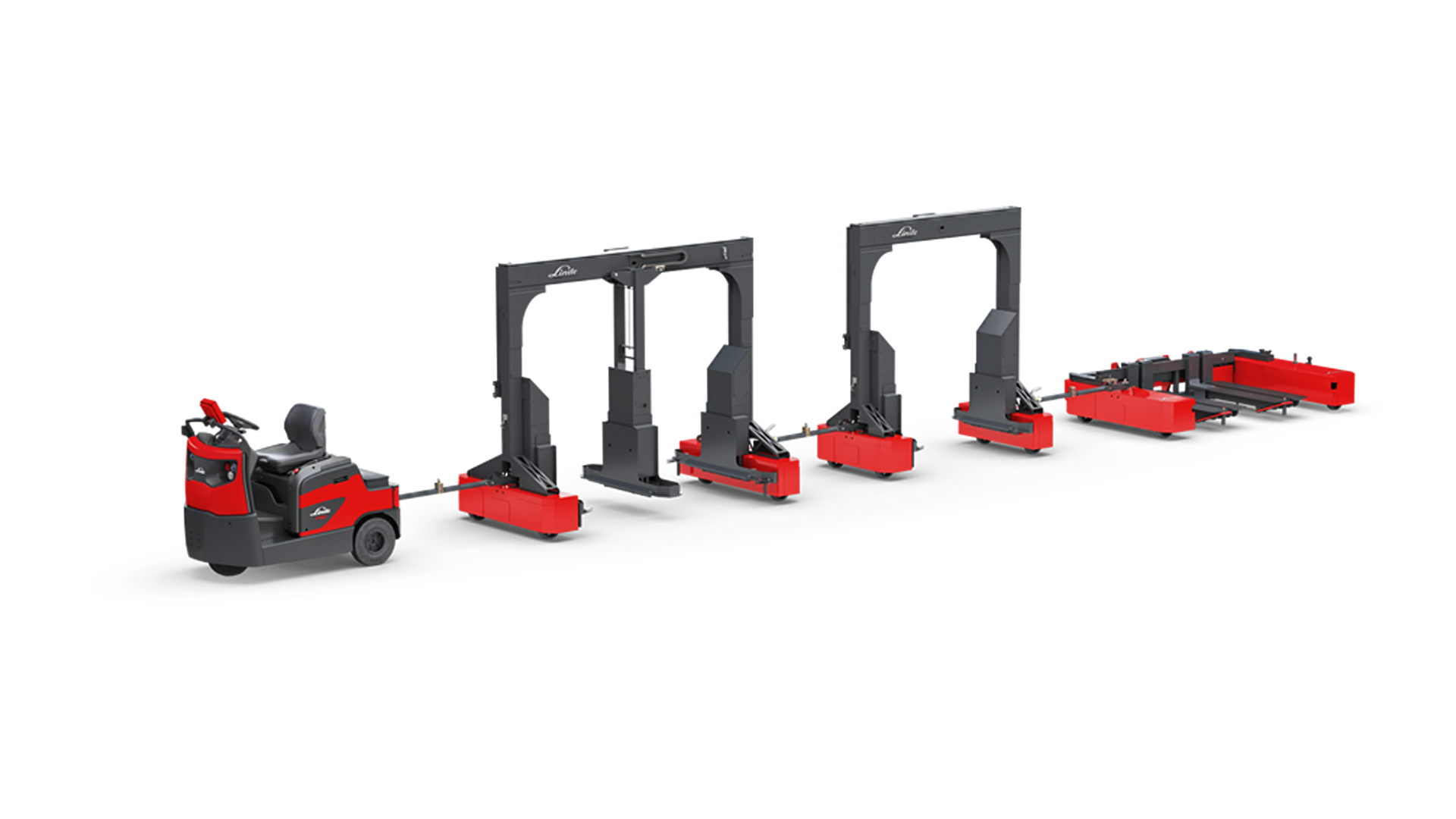 LT10 – LT20 / LT10 – LT16 B/BM tugger trains | Linde Material Handling