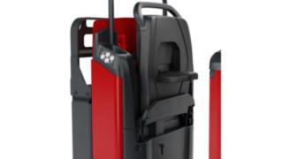 Backrest of the N20 – N25 with folded-out operator’s seat.