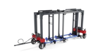 Trailer with additional lift height of 115 mm for special applications