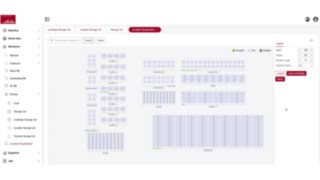 User interface of the Linde Warehouse Manager showing a localised version